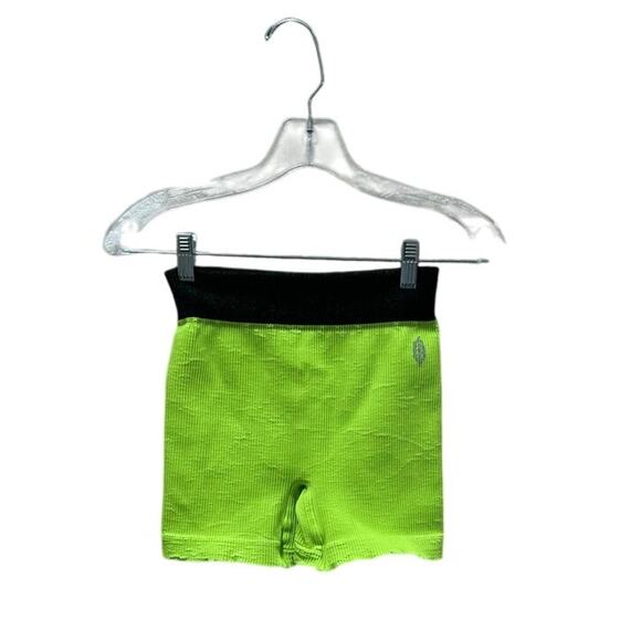 Free People Movement Seamless Neon Green Shorts size XS/S - Picture 2 of 8